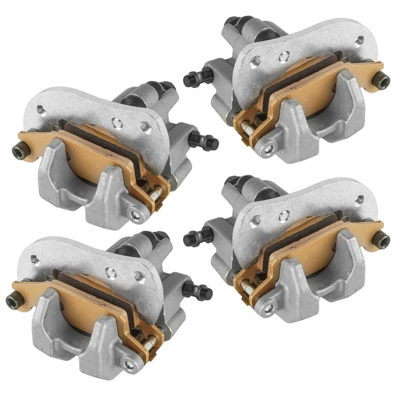 Front and Rear Left Right Brake Caliper for Yamaha Grizzly 700 YFM700 2007-2026