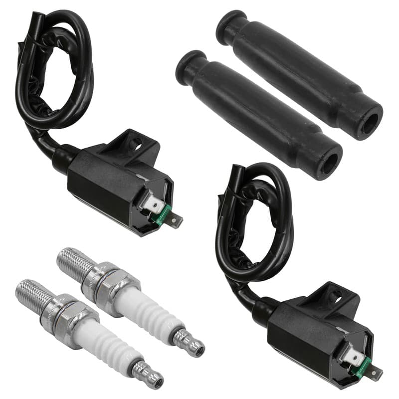 Ignition Coil w/Spark Plug & Cap for Kawasaki Brute Force 650 KVF650 4x4 2005-13