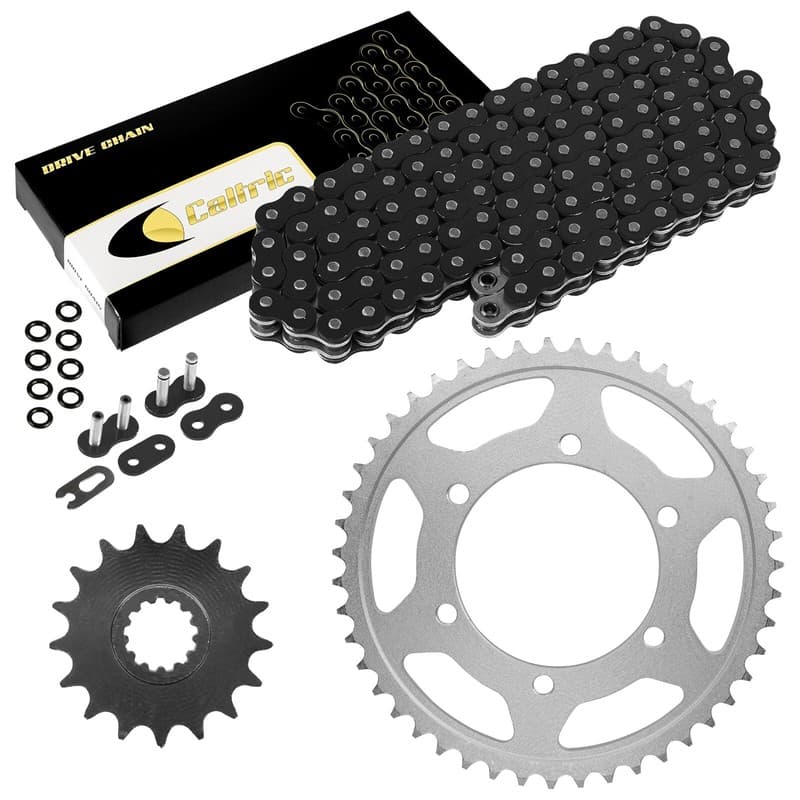 Black O-Ring Drive Chain & Sprockets Kit for Yamaha R1 YZF-R1 2009-2014