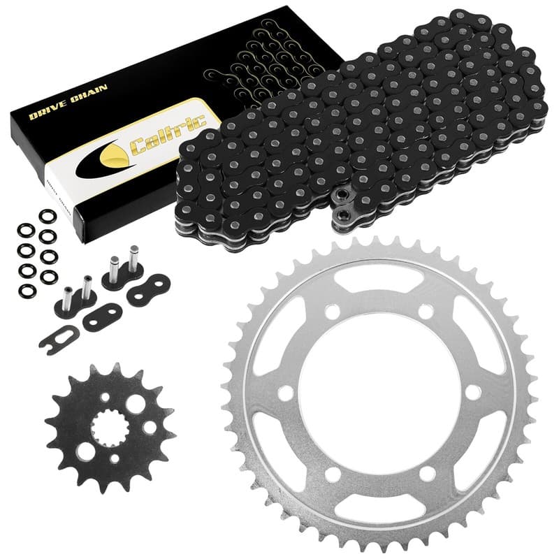 Black O-Ring Drive Chain & Sprockets Kit for Kawasaki VN800A Vulcan 800 1995 96