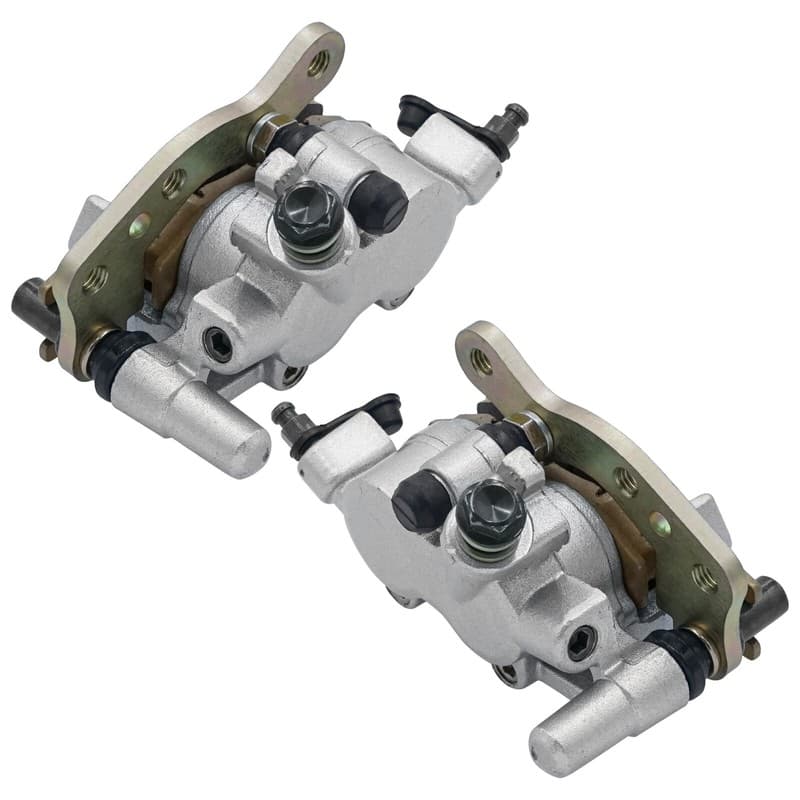 Front Left Right Brake Caliper W/Pads for Kawasaki Bayou 400 KLF400 B 4X4 93-99