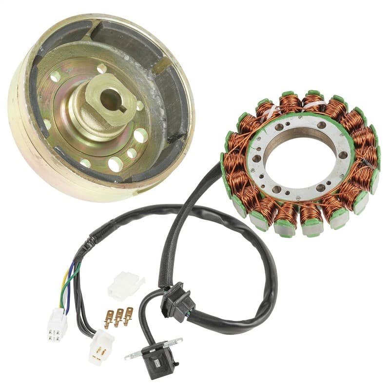 Caltric Stator and Flywheel Rotor For Arctic Cat 400 4X4 Auto Manual 2003-2008