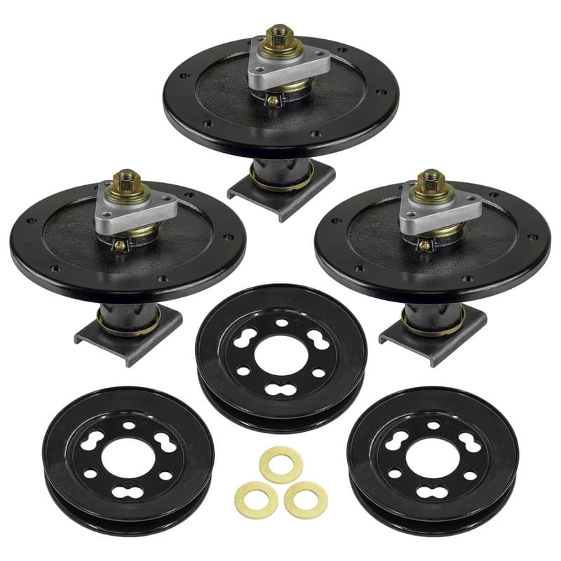 48" Deck Spindle & Pulley for Toro Z400 Z449 74412 74413 Z450 Z453 Z453 Z Master