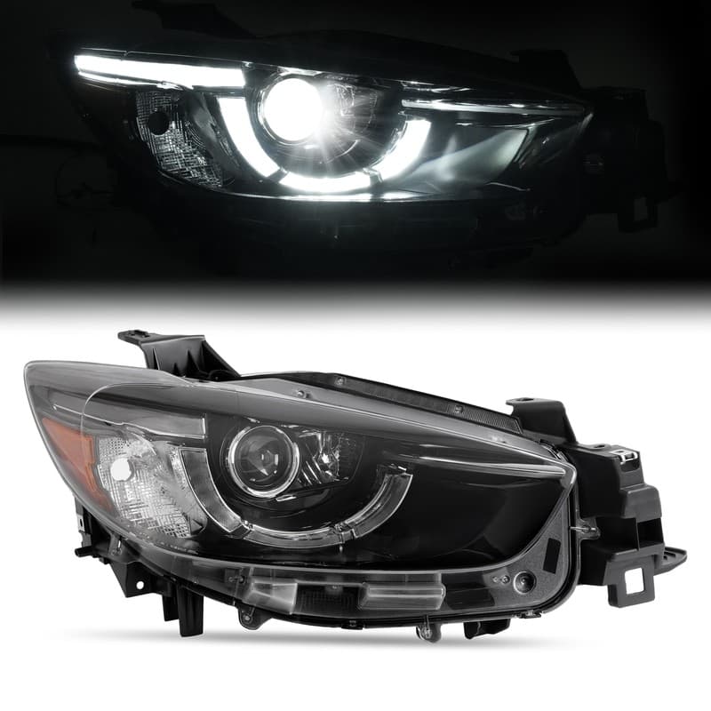 Right Side LED Projector Headlight Headlamp For Mazda CX-5 CX5 With AFS 2013-16