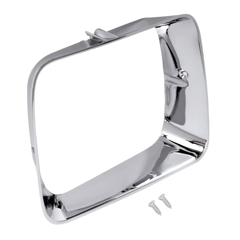 For Dodge D150 Ramcharger 1992-1993 Right Side Chrome Headlight Door Bezel Trim