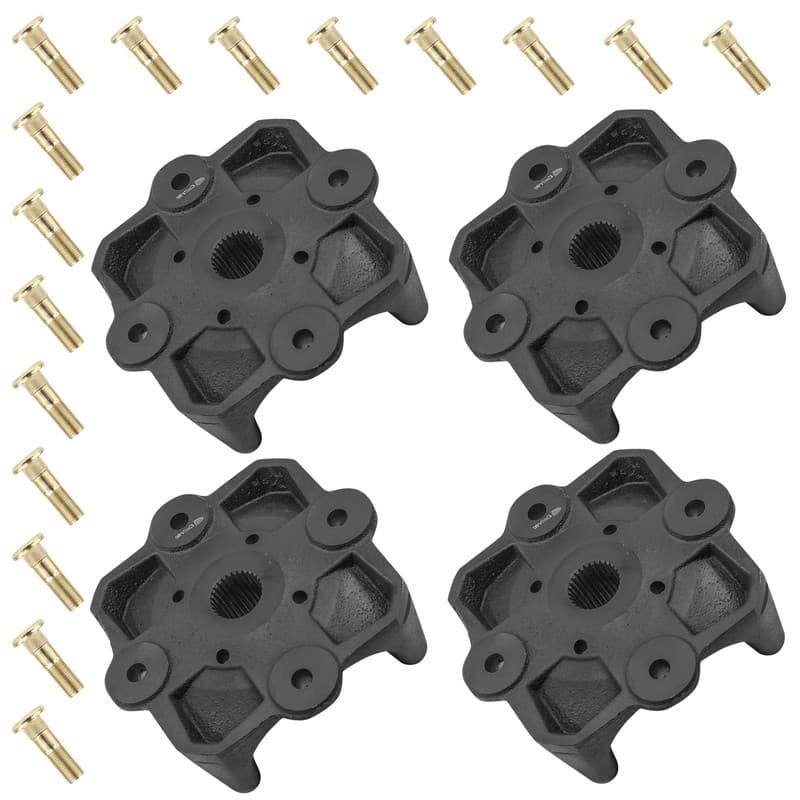 Caltric 705502122 250300625 Wheel Hub with Studs For Can-Am CanAm