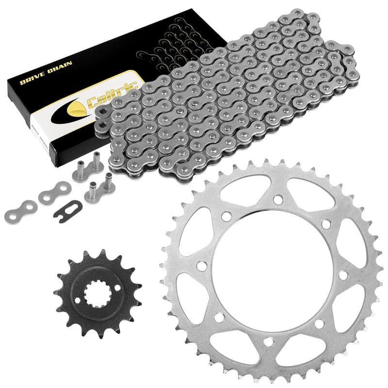 Drive Chain & Sprocket Kit for Kawasaki KLR650 Kl650A Kl650E 1990-2016