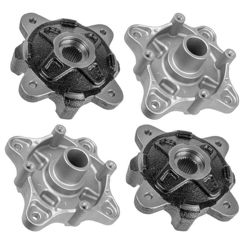 Front & Rear Wheel Hubs For Polaris RZR 800 EFI 2008-2014 / RZR S 800 2009-2014