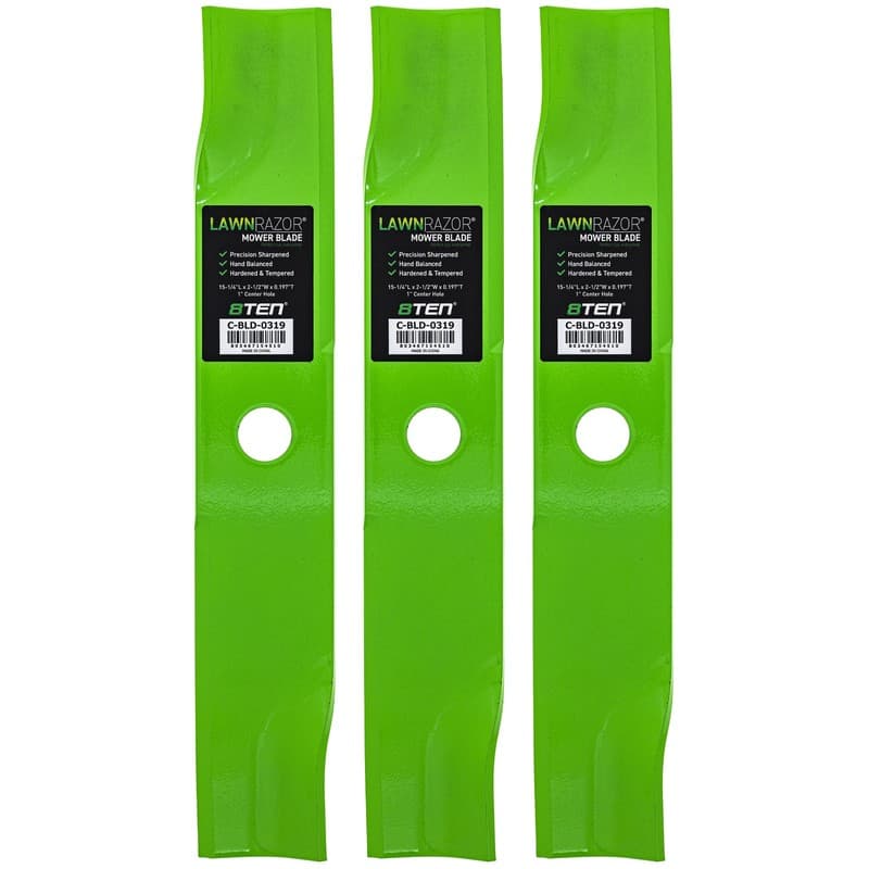 LawnRAZOR Blade Exmark Lazer Z CT HP 44 Inch Deck 103-6380-S High Lift 3 Pack