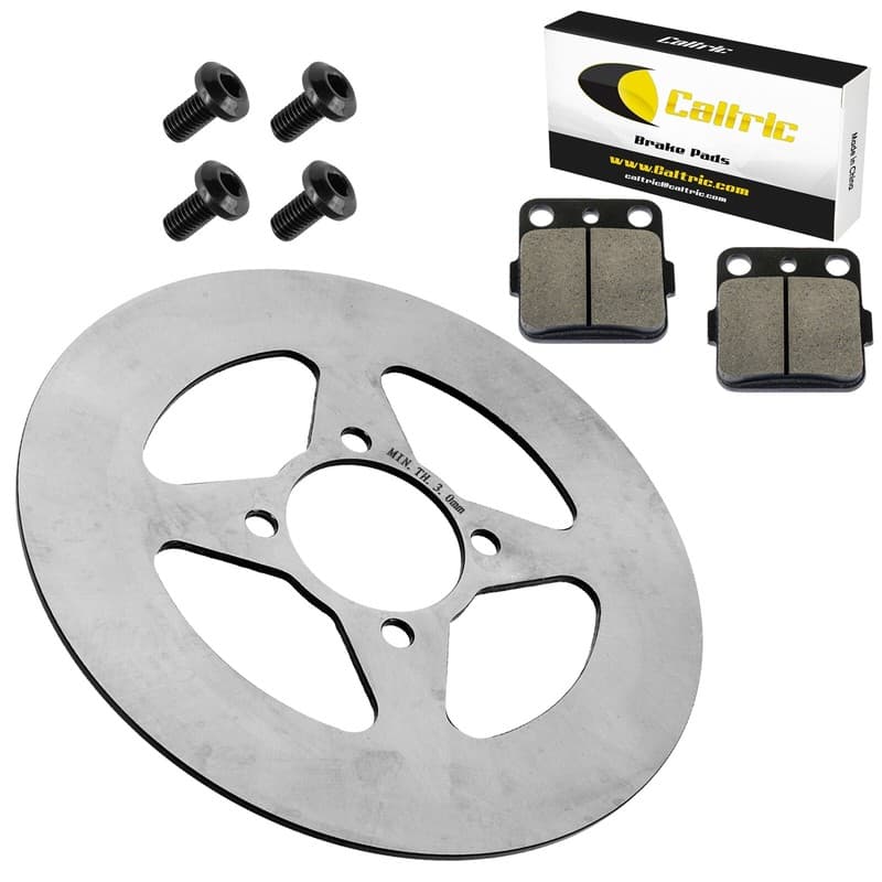 Rear Right Brake Disc with Brake Pads & Bolts for Yamaha Raptor 350 2004-2013
