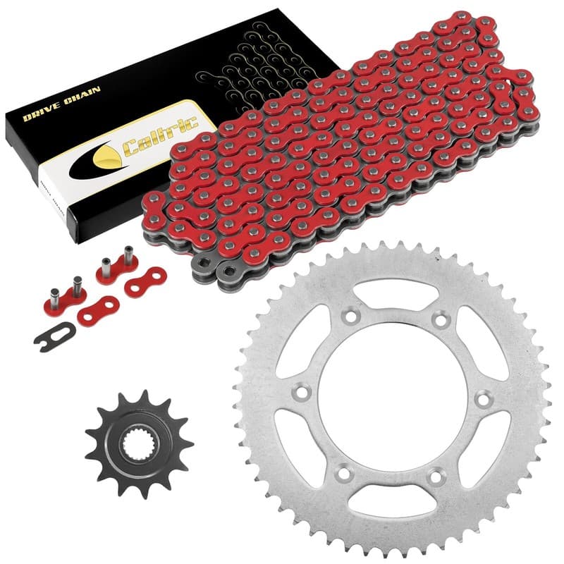 Red Drive Chain And Sprocket Kit for Honda CR125R 2000 2001 2003-2007
