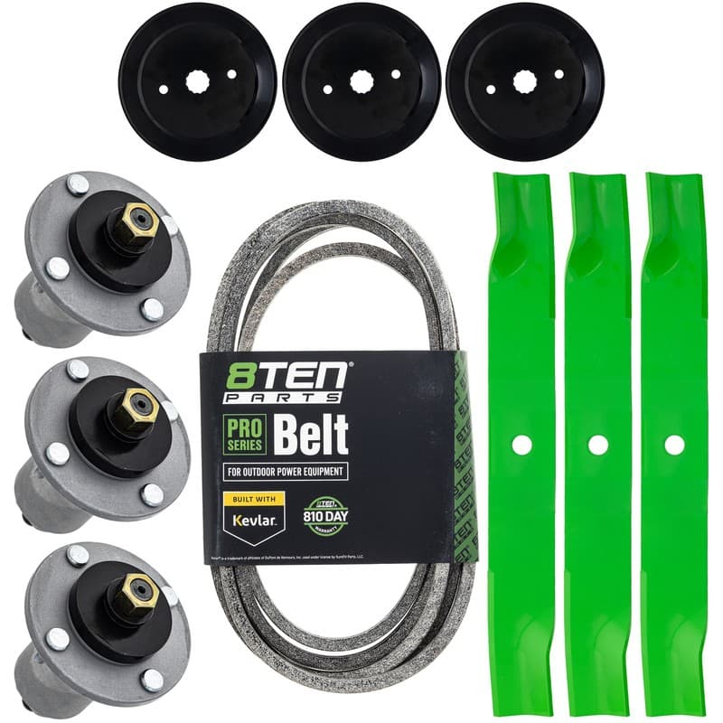 8TEN Blade Spindle Belt Kit for Ariens Gravely Ikon ZTX ZTXL 52 09659100
